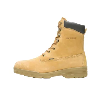 WOLVERINE Abrasion Resistant Slip Resistant Short Outdoor Boots Men's Brown