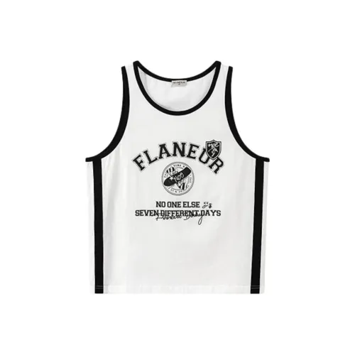 NO ONE ELSE Tank Tops Women's White