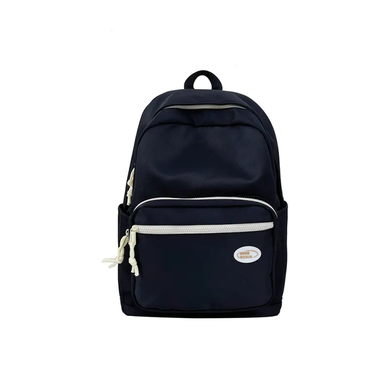 BAODIDAISHU Nylon Backpack Unisex Yellow/Black/Light Gray/Blue/Purple/Green-6