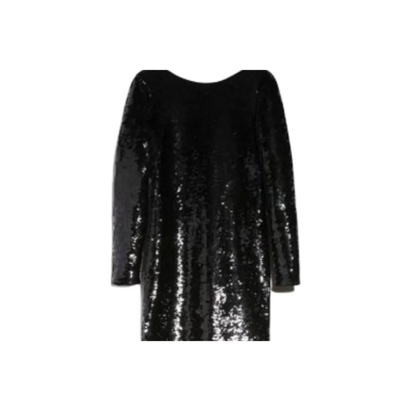 MaxMara Studio Long Sleeved Dress Women's Black-1