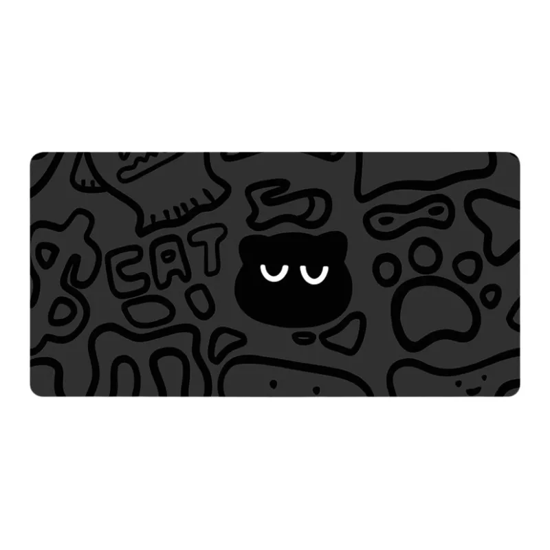 DANYIN V SION Line Kitten Extra Large Women's Office Study Gaming Computer Keyboard Leather Desk Mats Mouse Pads-10