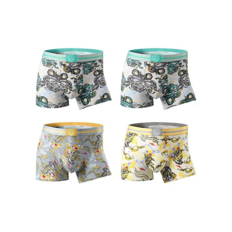 PLANDOO Underpants Men's 4 Pack-2