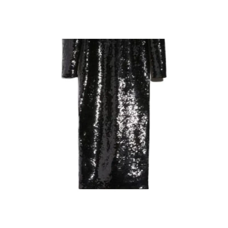 MaxMara Studio Long Sleeved Dress Women's Black-2