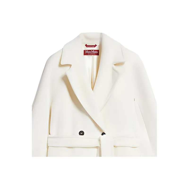 MaxMara Coats Women's White-4