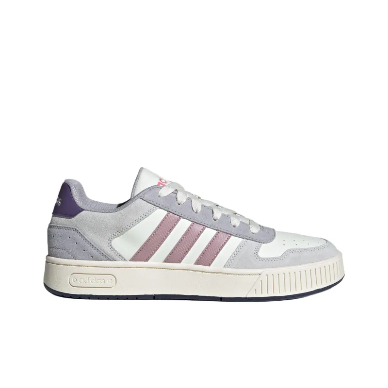 Adidas Neo D PAD Anti Slip Wear Resistant Low Top Skateboard Shoes Unisex White Gray-1