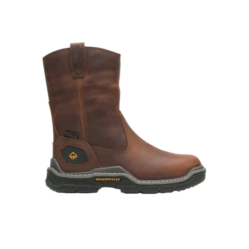 WOLVERINE Raider DuraShocks Wellington Insulated 10' Boots Peanut-1