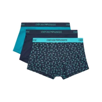 EMPORIO ARMANI Three pack Of Pure Cotton Boxer Briefs