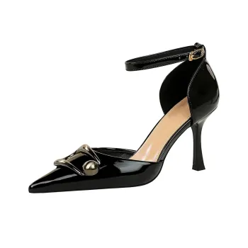 YAFEI XUANYU Slim Heel High Heels Women's Black