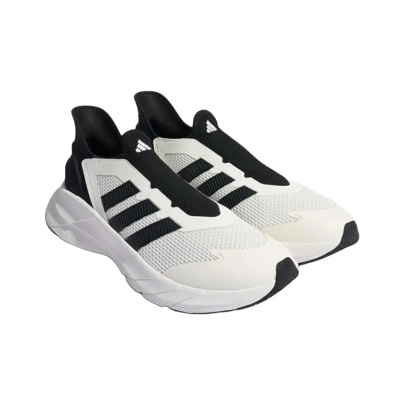 Adidas Anti Slip Wear Resistant Low Top Running Shoes Unisex Black White-2