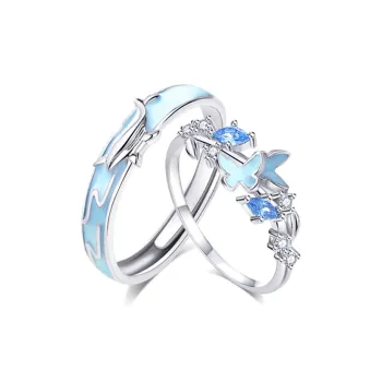 KUMET Sterling Silver Rings Unisex