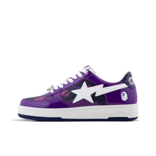 JJ LIN x Necklaces & Pendants BAPE STA M1 Low Top Skateboard Shoes Men's Purple White