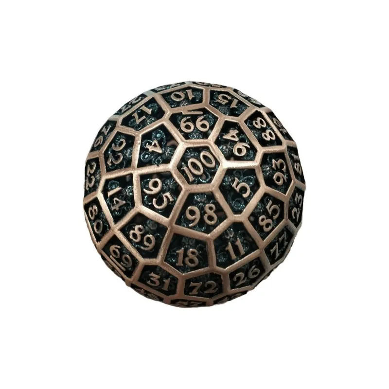 Gollum 100 Sided Copper Dice Board Games-4