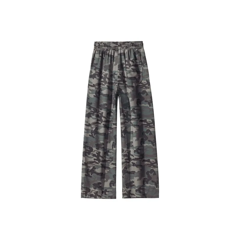 KEIRANDUN Casual Pants Unisex Camouflage-1