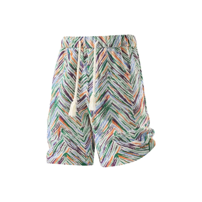 PEIMENG Beach Shorts Men White-0