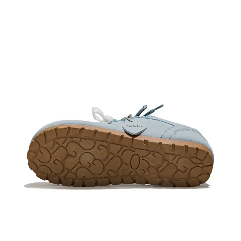 HUANQIU Slip Resistant, Abrasion Resistant, Lightweight Low Top Skateboard Shoes Women's Light Aqua Blue-4