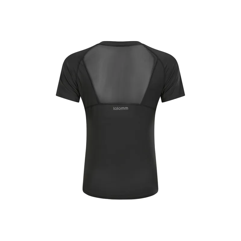 Lulifama Yoga T Shirt Women's Black-2