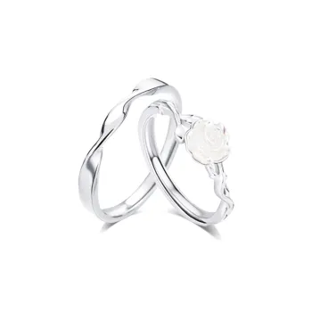 KUMET Sterling Silver Rings Unisex