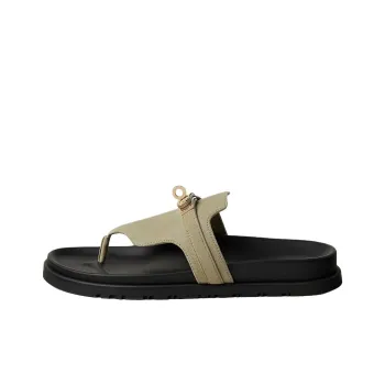 HERMES Empire Flip Flops Women's Green