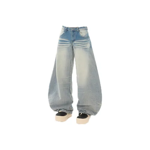 KLAMMKICKS Jeans Unisex Light Blue