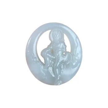 BUDOUXIAOAI Pendants Smoky Purple Unisex