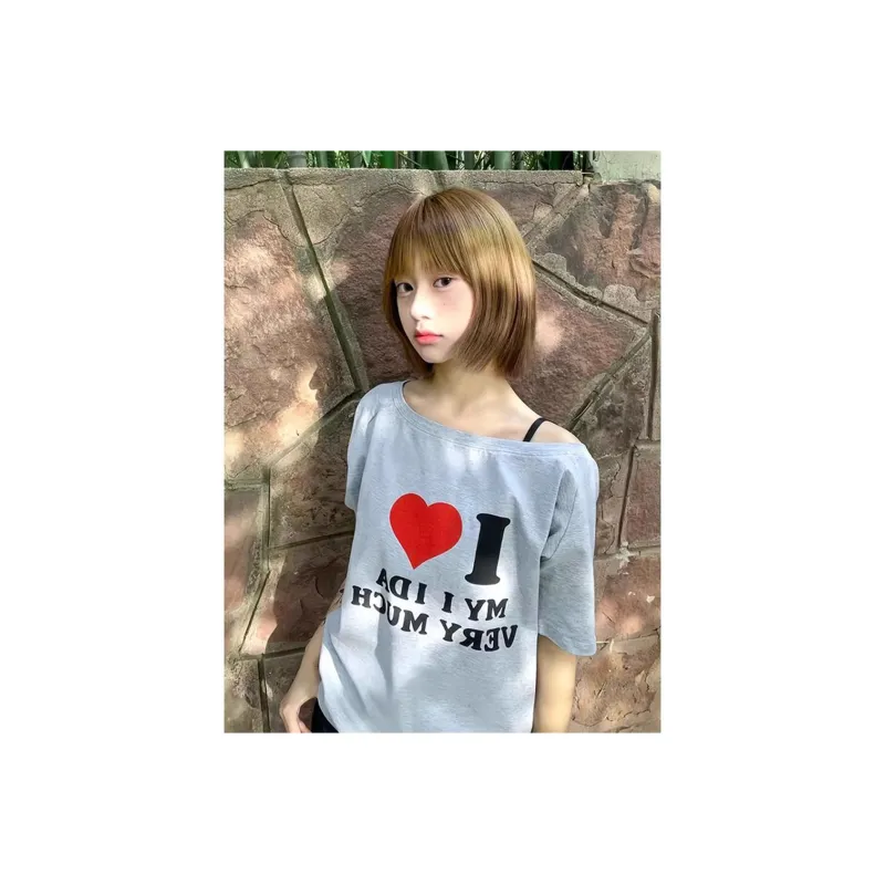 GOSO T Shirts Women's Heather Gray-2