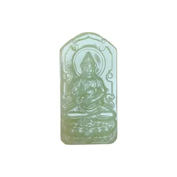 BUDOUXIAOAI Pendants White Jade/Pale Greenish White Jade Unisex