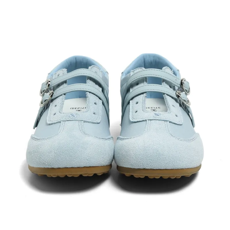 HUANQIU Abrasion Resistant, Breathable, Lightweight Low Top Casual Shoes Women's Blue-3