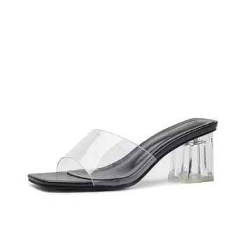 Lan Miao Rubber Sole Slip Resistant Abrasion Resistant Slide Slippers Women's