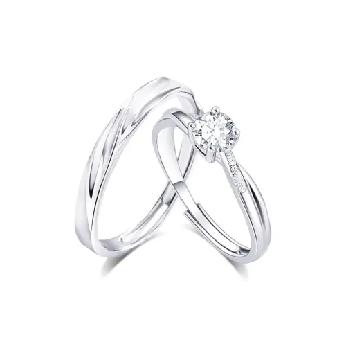 KUMET Sterling Silver Rings Unisex