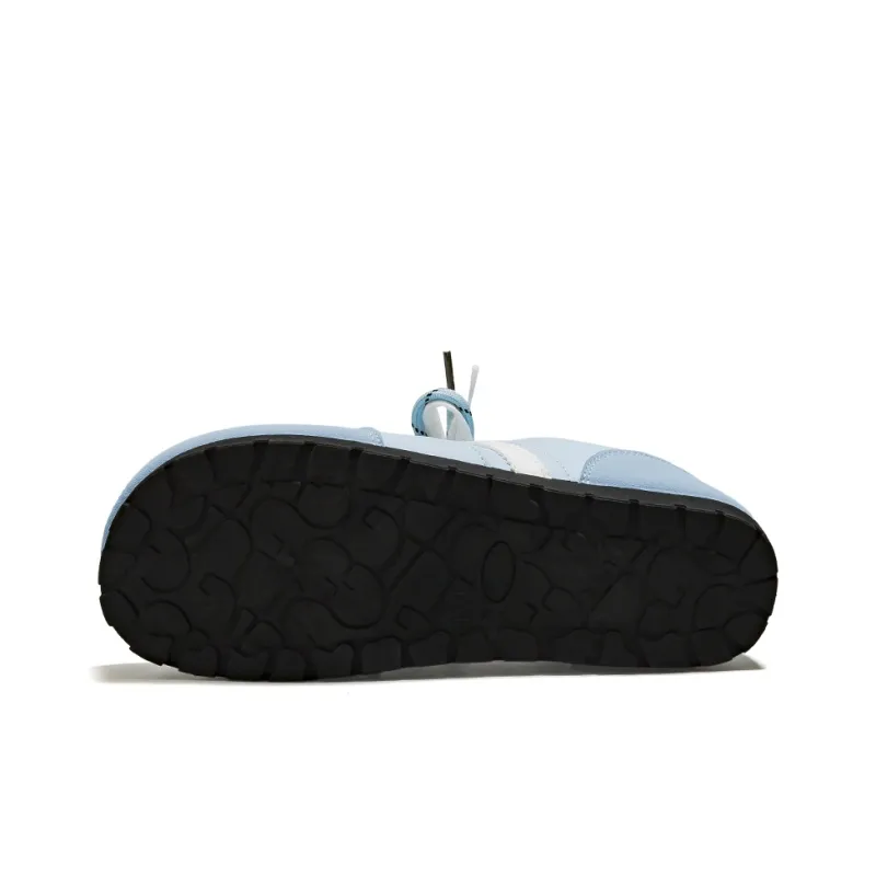 HUANQIU Slip Resistant, Abrasion Resistant, Lightweight Low Top Skateboard Shoes Women's Blue-4