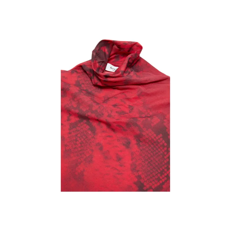 Acne Studios Chinese New Year Limited Series Regular T Shirt Women's Red-3