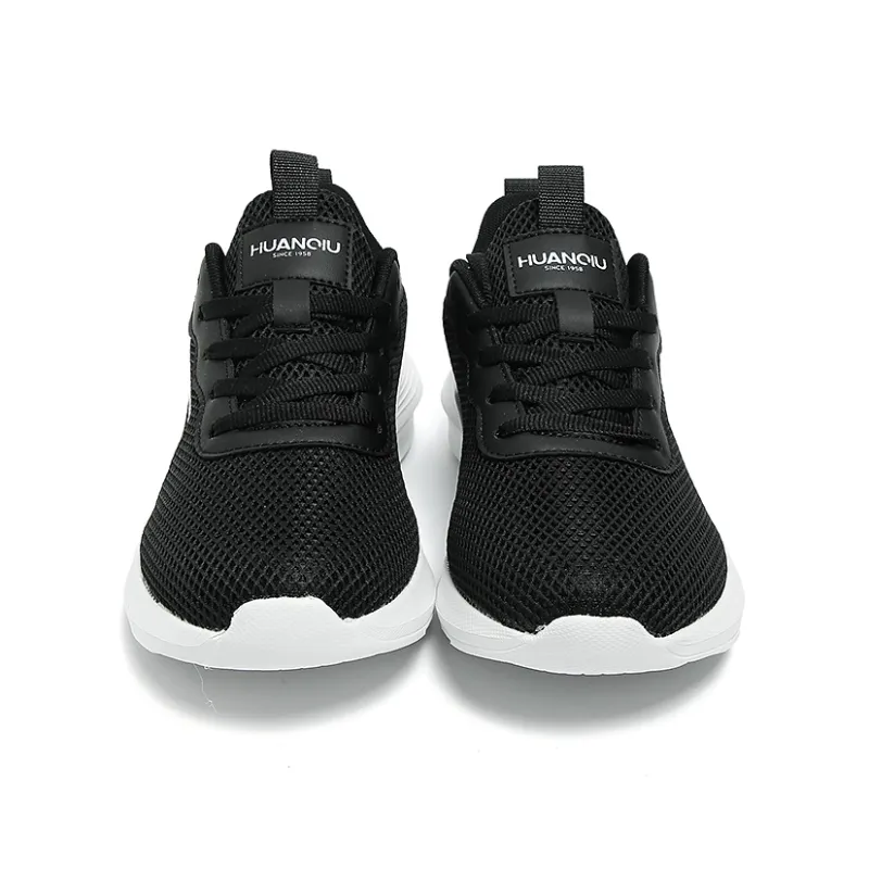 HUANQIU Slip Resistant, Breathable, Lightweight Low Top Casual Running Shoes Women's Black-2