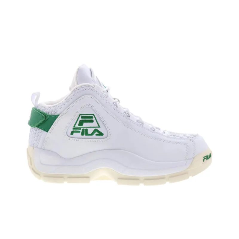 FILA Grant Hill 2 Anti Slip Wear Resistant Low Top Casual Shoes Men's White Green-1