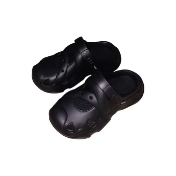 SHIGUDE Sandal Slippers Unisex, Black