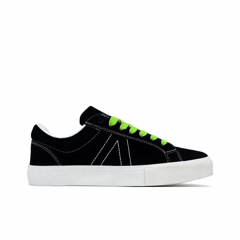 Circle Small Coverage Slip Resistant Cushioning Abrasion Resistant Low Top Skateboard Shoes Unisex Black Pink Green-13