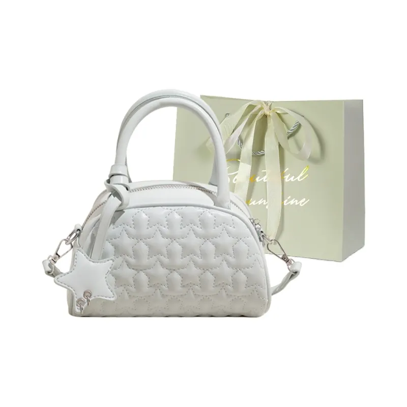 JIANGLIDA PU Handbag Women's White/Blue/Gold/Black-4
