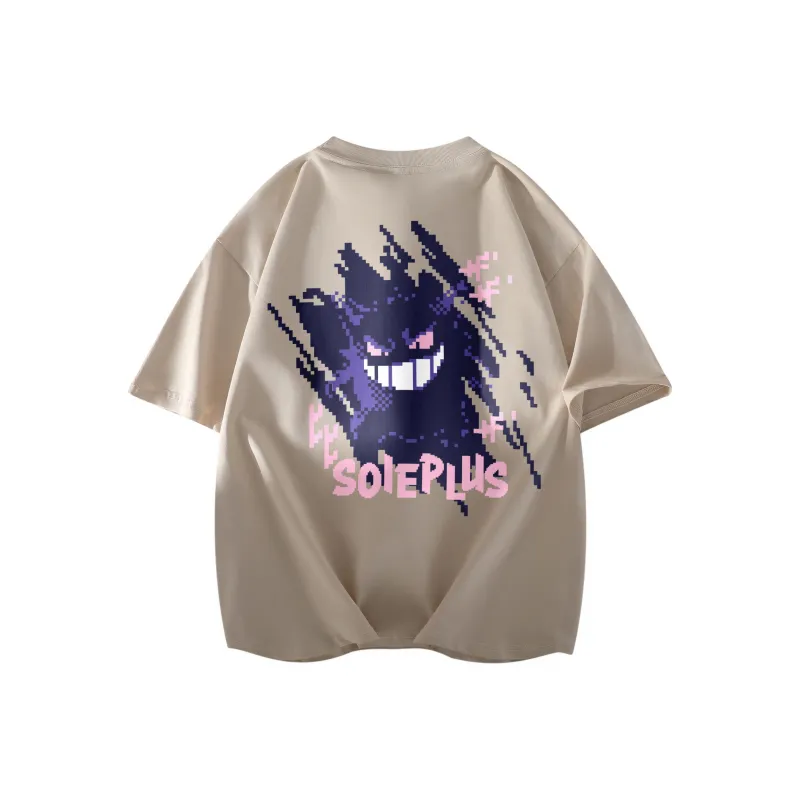 SOIE T-Shirts Unisex Light Beige Apricot-0