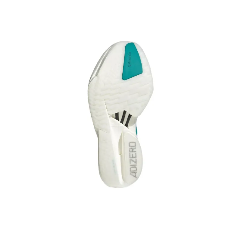 Adidas Adizero Adios Pro 4 Anti Slip Wear Resistant Low Top Running Shoes Women's White Green-5