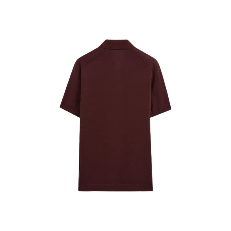 Massimo Dutti Polo Shirts Men Red-1