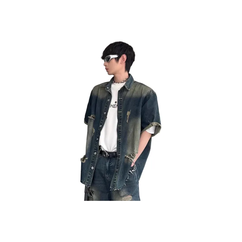 Imcrasy Shirt Unisex Vintage Blue-0