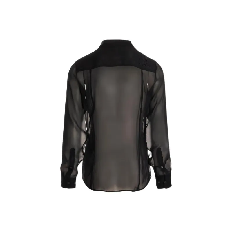 DRIES VAN NOTEN SS22 Shirt Men's Black-1