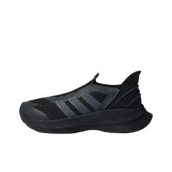 Adidas Anti Slip Wear Resistant Low Top Running Shoes Unisex Black Gray