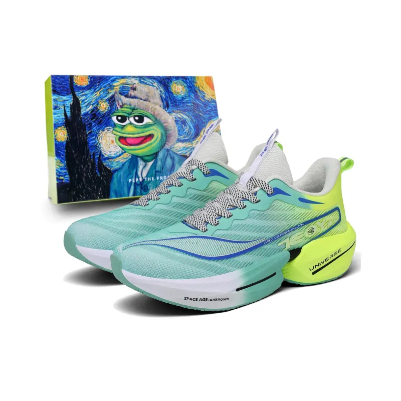 Pepe The Frog Cushioning Abrasion Resistant Lightweight Low Top Running Shoes Unisex-6