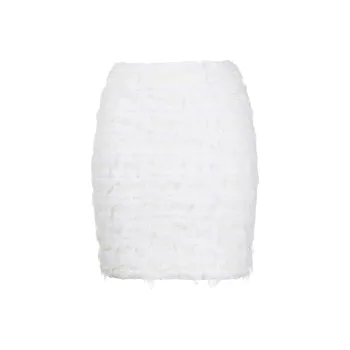 BALMAIN Casual Short Skirts Women's White
