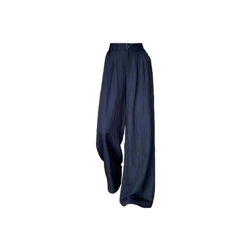 Weixi Casual Pants Women's Navy Blue-1