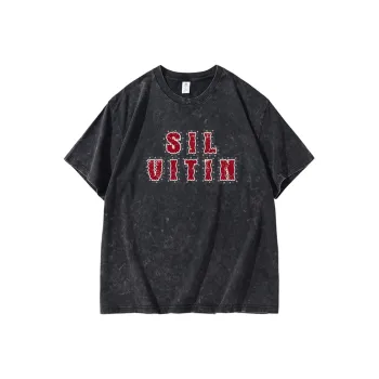 SIL VITIN T Shirts Unisex Black
