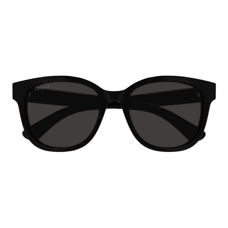 GUCCI Acetate Round Sunglasses Men's Black-1