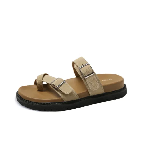 GESHE Rubber Sole Abrasion Resistant Slide Slippers Women's