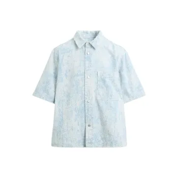ZARA Shirts Men Light Blue