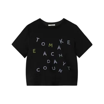 SLEEP AT 11 T Shirts Women's Black